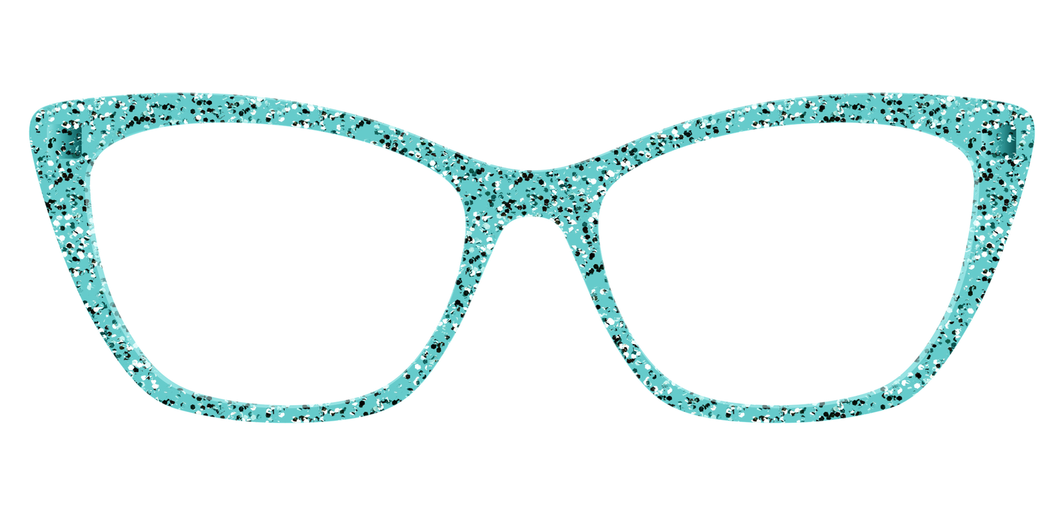 The Mint Sparkle - Front Top Image - Pair Eyewear
