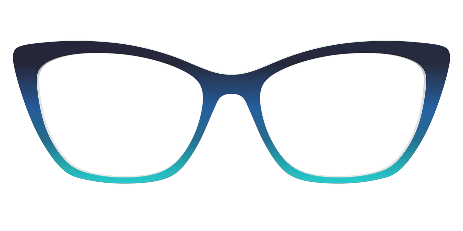 The Royal Blue to Seafoam Gradient