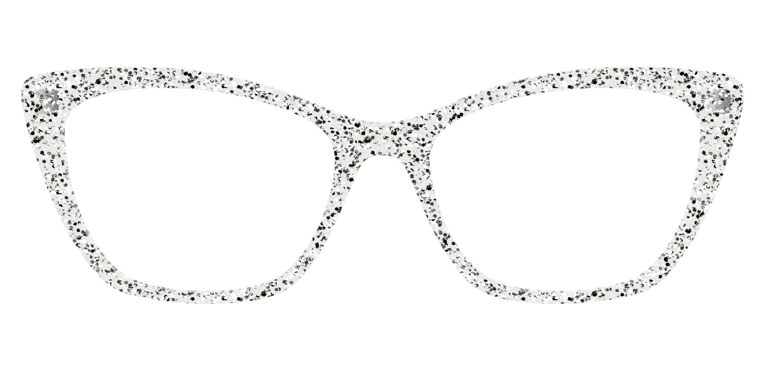The Silver Sparkle - Front Top Image - Pair Eyewear